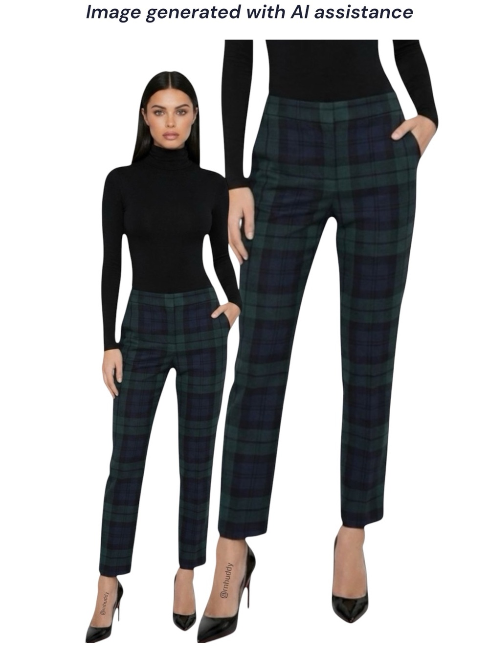 J. Crew size 8 plaid Jamie pull on pant